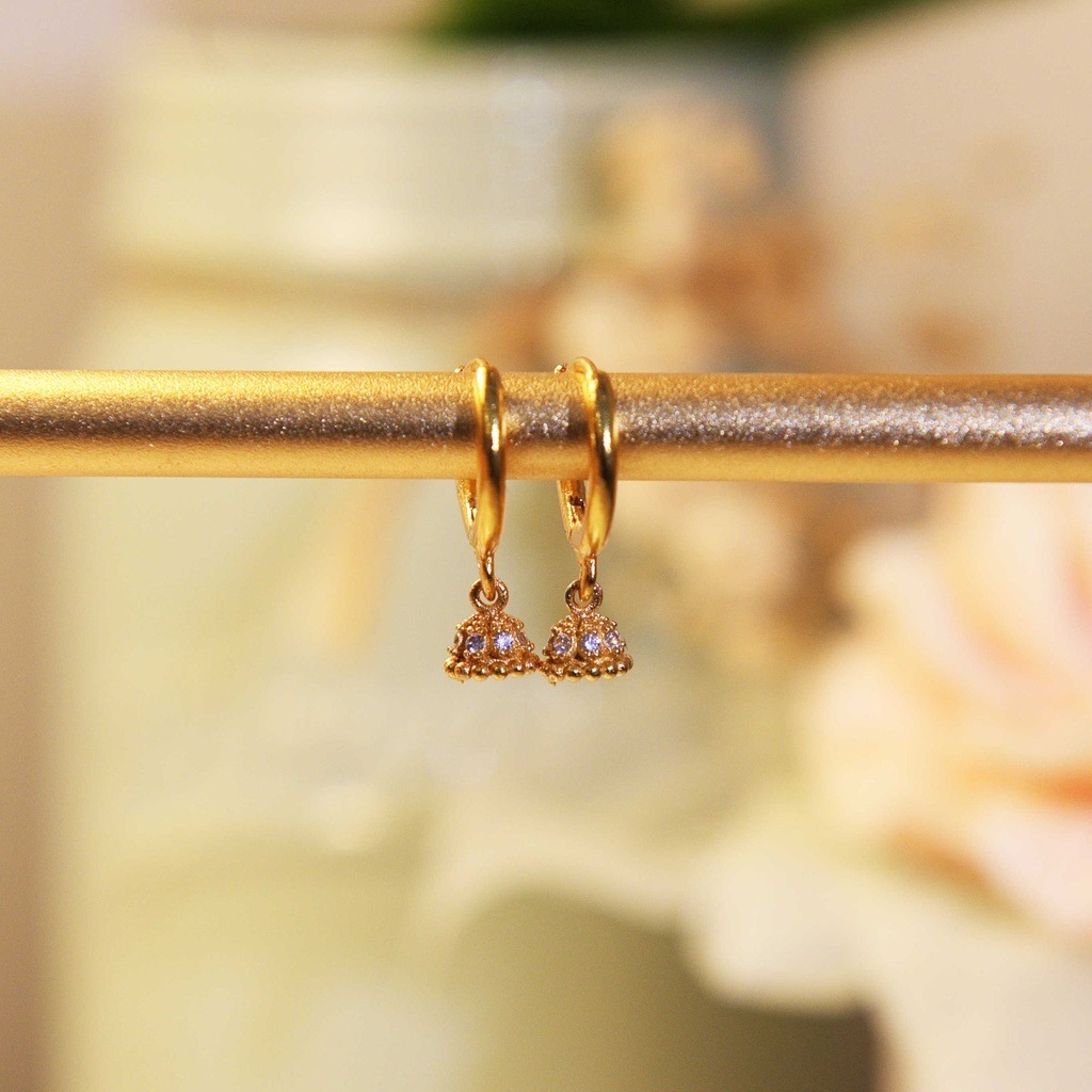 Mini Crown Jhumka - Simple