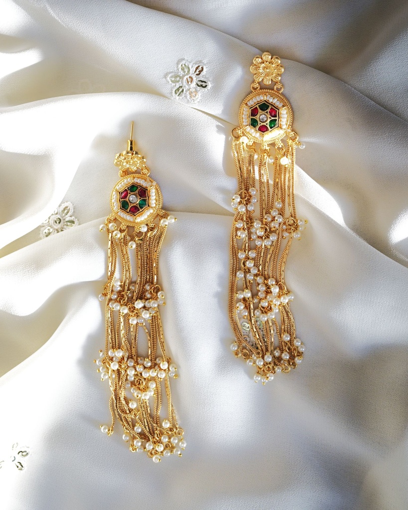 Jharna Tassel Earrings