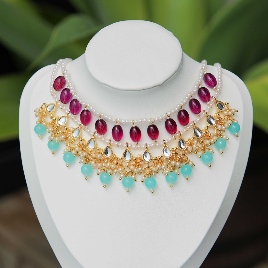 Naina Layered Pearl Choker